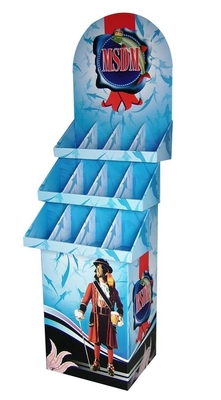 Rectangular aanpasbaar 1/4 pallet marktpapier display box